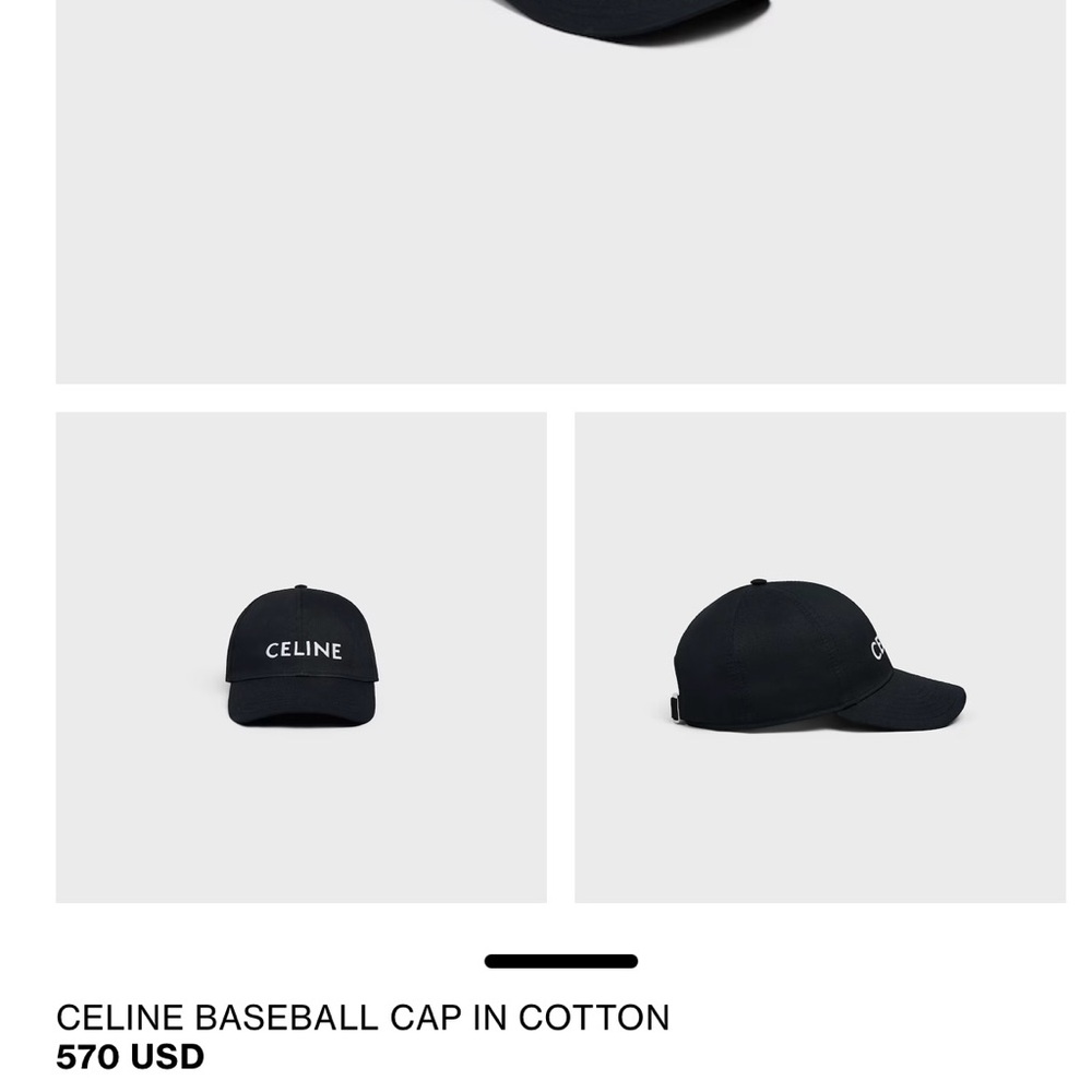 Celine Baseball Cap in Cotton size M NEVER WORN - Picture 10 of 11